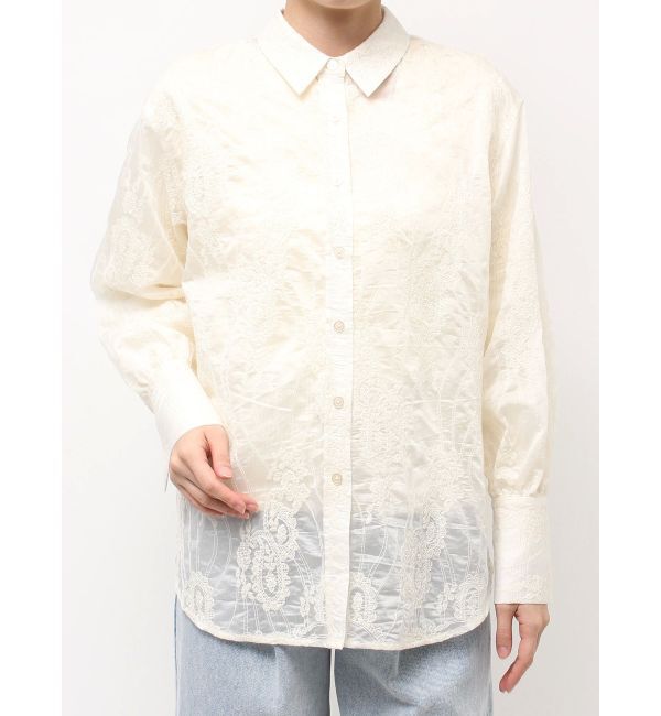 LAGUNAMOON「シアーエンブロイダリーシャツ」|シャツ・ブラウス|