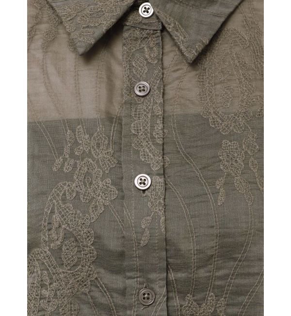 LAGUNAMOON「シアーエンブロイダリーシャツ」|シャツ・ブラウス|