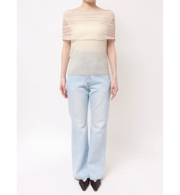 LAGUNAMOON「ノースリーブオフショルチュールトップス」|Tシャツ・カットソー|