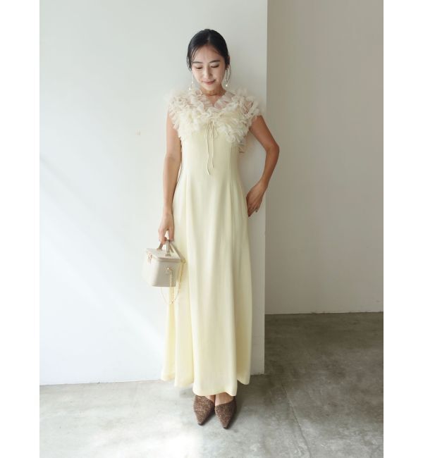 LAGUNAMOON「LADYノースリーブボレロキャミワンピース」|ワンピース|