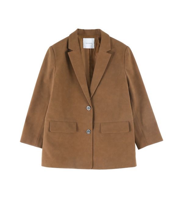 LAGUNAMOON「スエードライクジャケット」|テーラードジャケット|