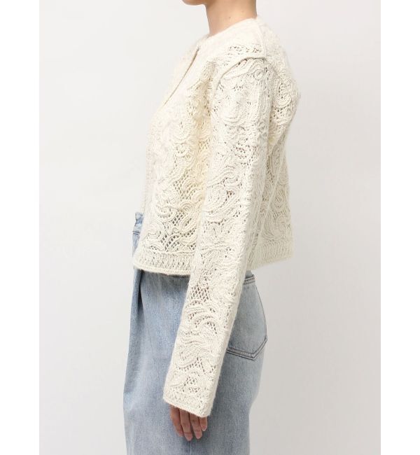 LAGUNAMOON「【WEB限定カラーあり】コードエンブロイダリーニットカーデ」|カーディガン|