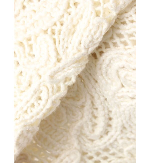 LAGUNAMOON「【WEB限定カラーあり】コードエンブロイダリーニットカーデ」|カーディガン|