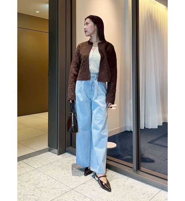 LAGUNAMOON「【WEB限定カラーあり】コードエンブロイダリーニットカーデ」|カーディガン|