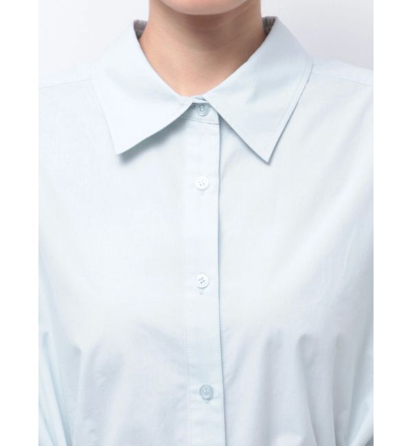 LAGUNAMOON「バイカラーワイドスリーブハートボタンシャツ」|シャツ・ブラウス|