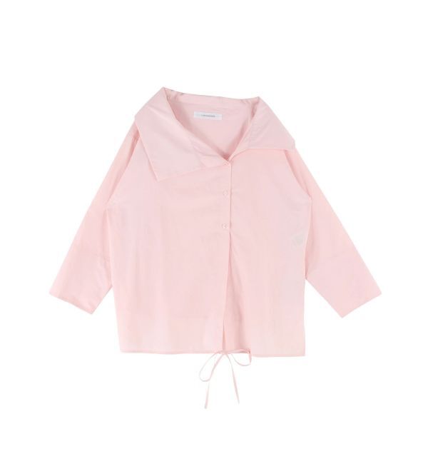 LAGUNAMOON「アシンメトリーカラーカシュクールシャツ」|シャツ・ブラウス|