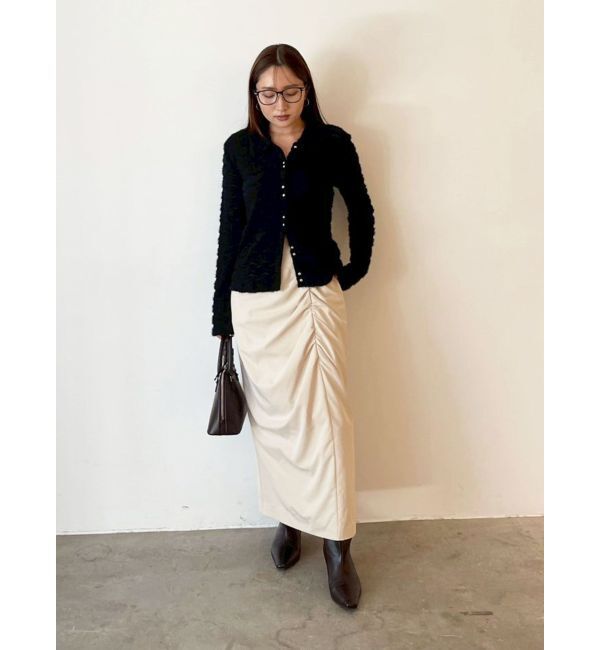 LAGUNAMOON「ドレープIラインスカート」|スカート|