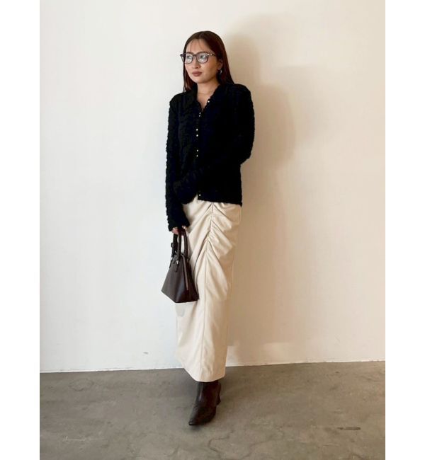 LAGUNAMOON「ドレープIラインスカート」|スカート|