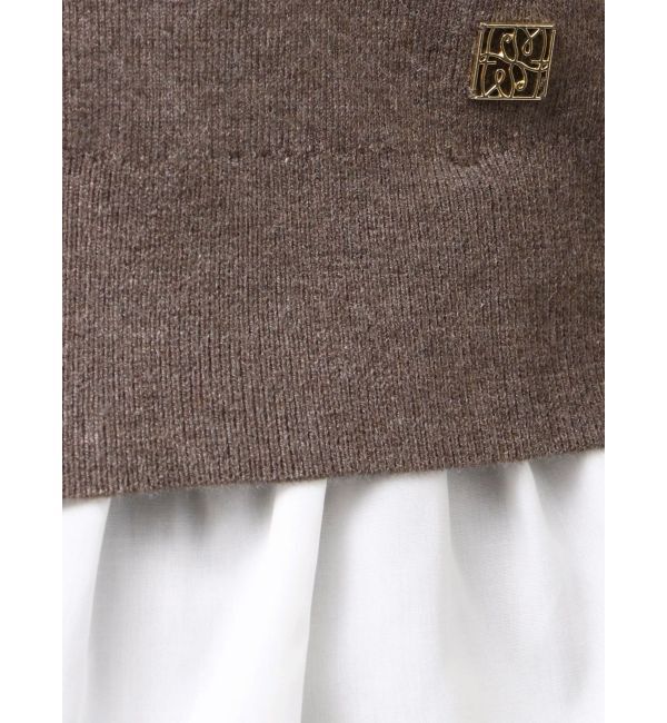 LAGUNAMOON「ペプラムドッキングニットカーディガン」|カーディガン|