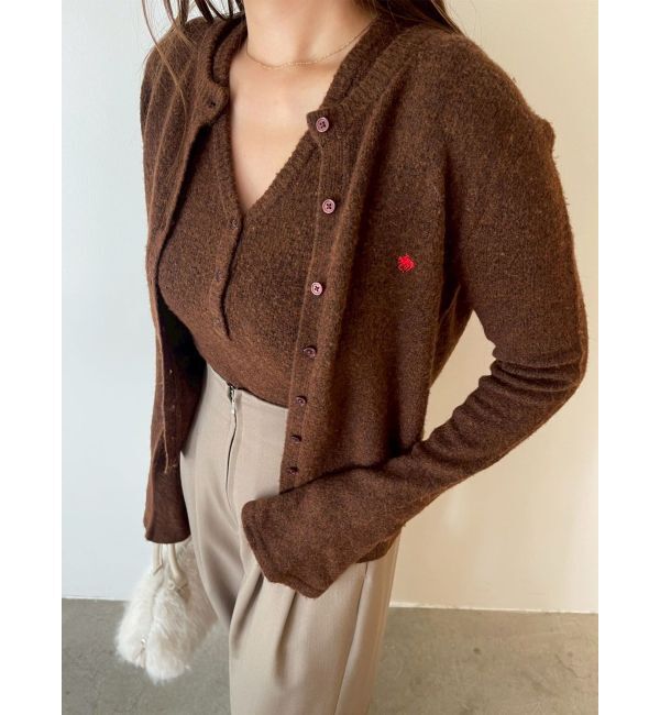 LAGUNAMOON「【POLO BCSコラボ】ヘアリーウールブレンドアンサンブル」|ニット・セーター|