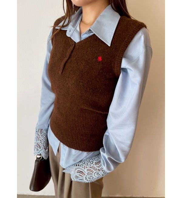 LAGUNAMOON「【POLO BCSコラボ】ヘアリーウールブレンドアンサンブル」|ニット・セーター|