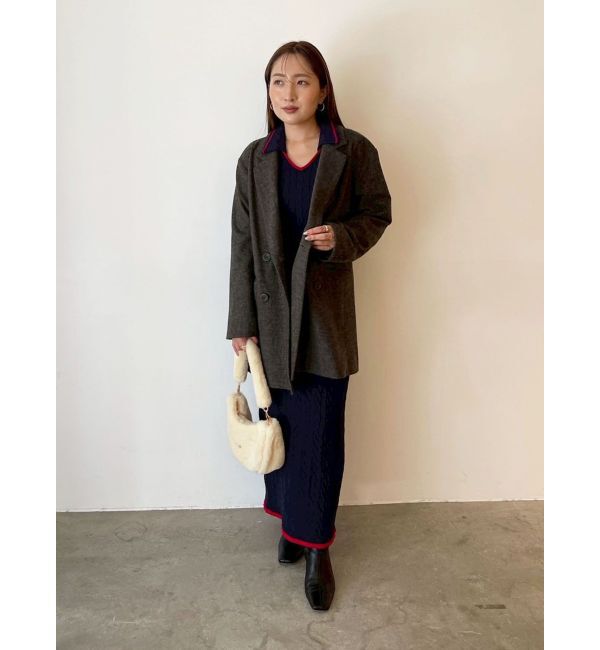 LAGUNAMOON「ウールロングテーラードジャケット」|テーラードジャケット|