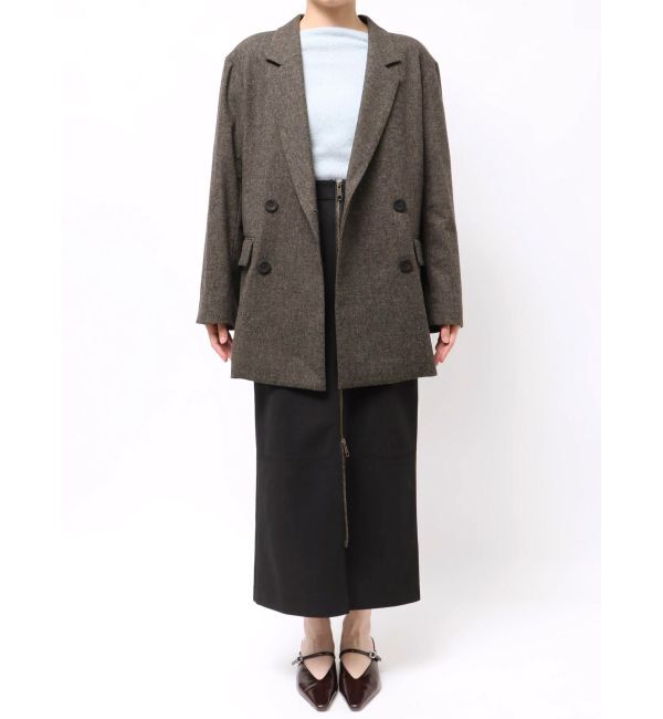 LAGUNAMOON「ウールロングテーラードジャケット」|テーラードジャケット|