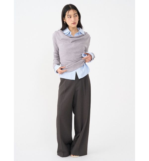 LAGUNAMOON「バイカラーベルトパンツ」|その他|