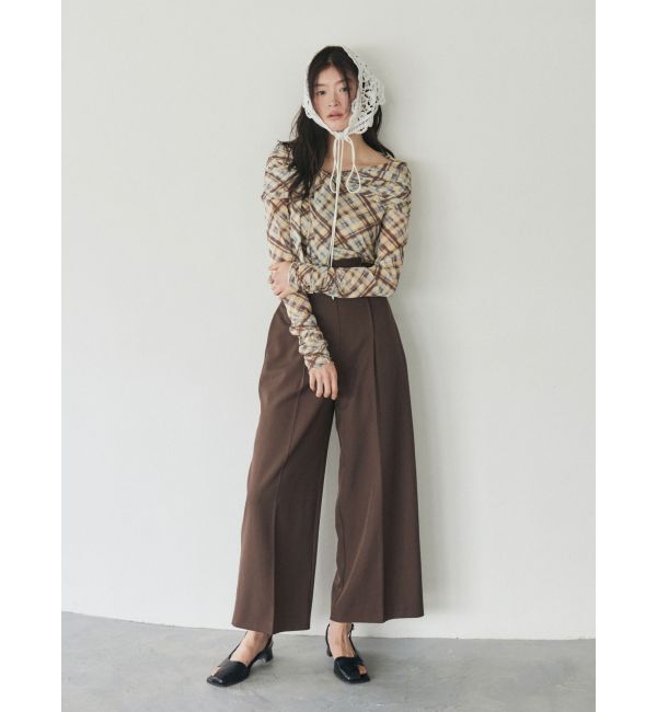 LAGUNAMOON「バイカラーベルトパンツ」|その他|