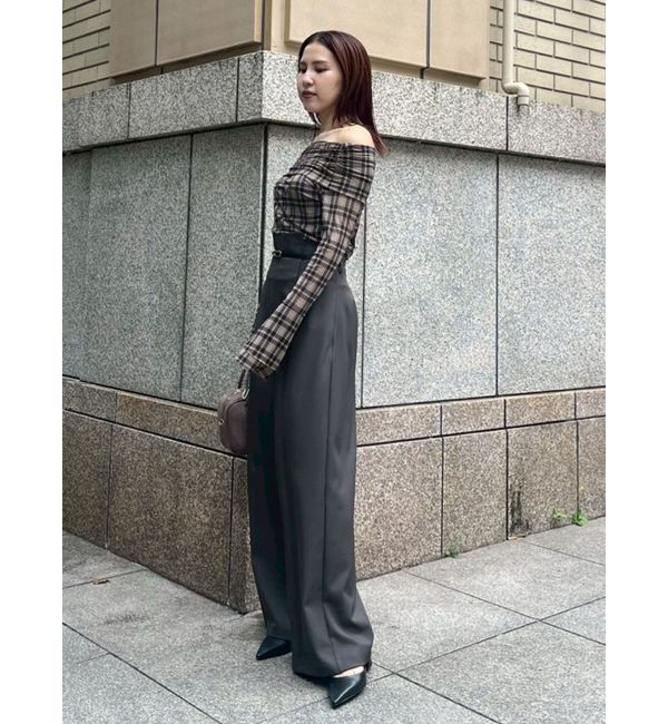 LAGUNAMOON「バイカラーベルトパンツ」|その他|