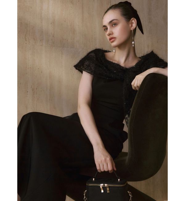LAGUNAMOON「LADYオフショルレースドレス」|ドレス|
