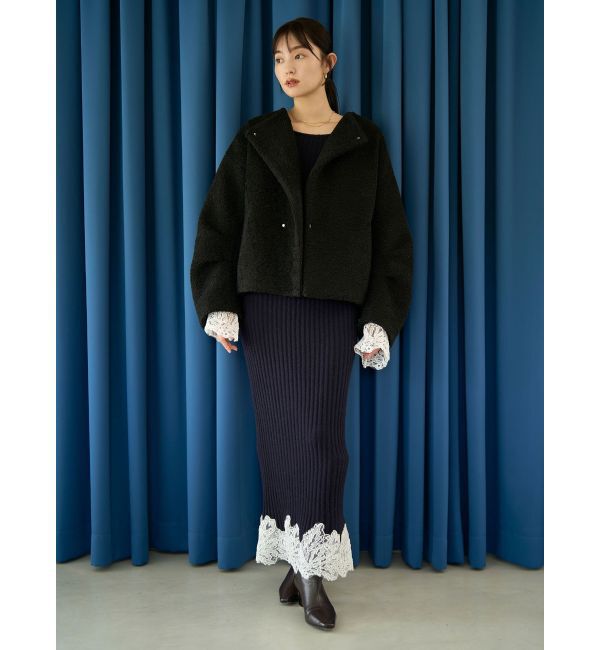 LAGUNAMOON「ボアブルゾン」|ブルゾン・スタジャン|