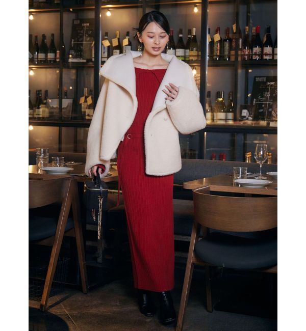 LAGUNAMOON「【POLO BCSコラボ】ワイドカラーニットプルオーバー」|ニット・セーター|