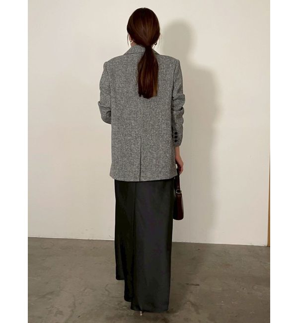 LAGUNAMOON「ツイードダブルテーラードジャケット」|テーラードジャケット|