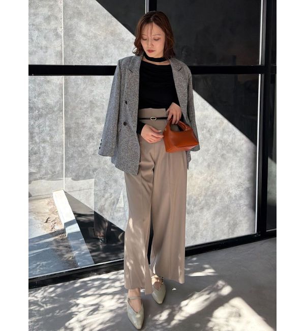 LAGUNAMOON「ツイードダブルテーラードジャケット」|テーラードジャケット|