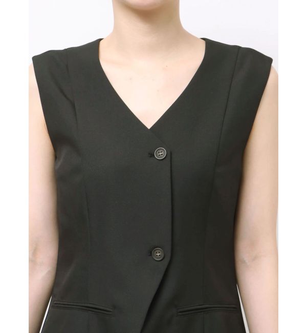 LAGUNAMOON「ティアードスカートドッキングベストワンピース」|ワンピース|