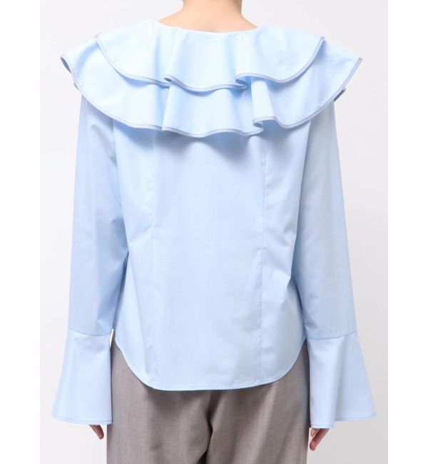 LAGUNAMOON「ラッフルパイピングブラウス」|シャツ・ブラウス|