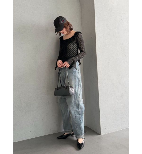 LAGUNAMOON「レースフリルデザインシャツ」|シャツ・ブラウス|