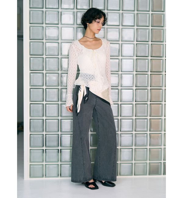 LAGUNAMOON「レースフリルデザインシャツ」|シャツ・ブラウス|