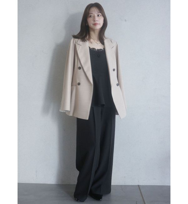 LAGUNAMOON「レースネックペプラムキャミソール」|キャミソール|