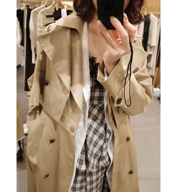 LAGUNAMOON「レースネックペプラムキャミソール」|キャミソール|