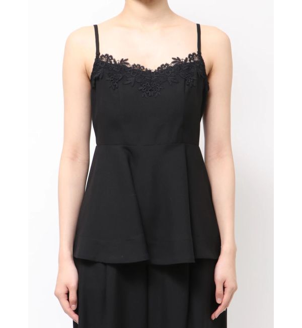 LAGUNAMOON「レースネックペプラムキャミソール」|キャミソール|
