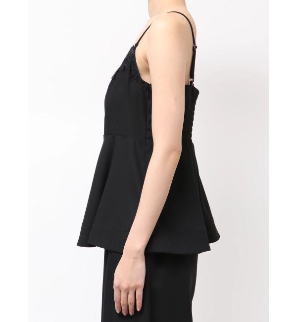 LAGUNAMOON「レースネックペプラムキャミソール」|キャミソール|