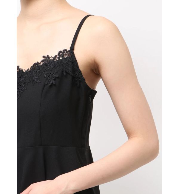 LAGUNAMOON「レースネックペプラムキャミソール」|キャミソール|