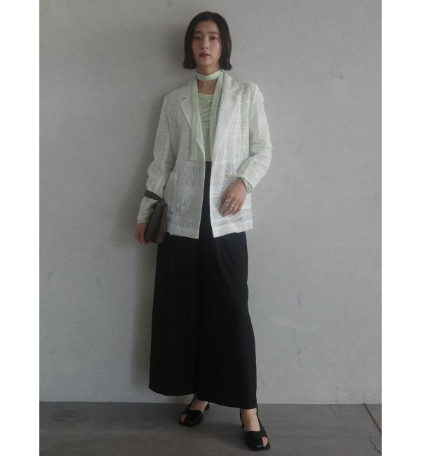 LAGUNAMOON「シンプルウエストデザインワイドパンツ」|その他|
