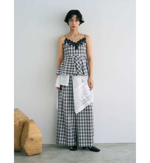 LAGUNAMOON「シンプルウエストデザインワイドパンツ」|その他|