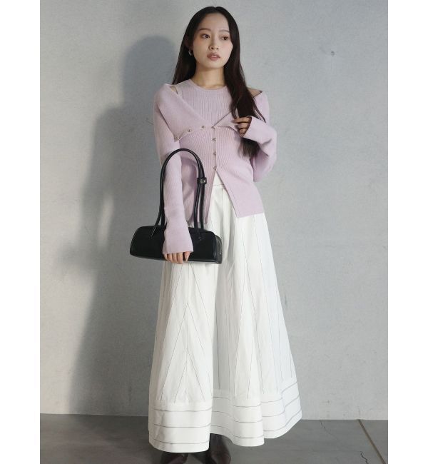 LAGUNAMOON「オフショルニットアンサンブル」|ニット・セーター|