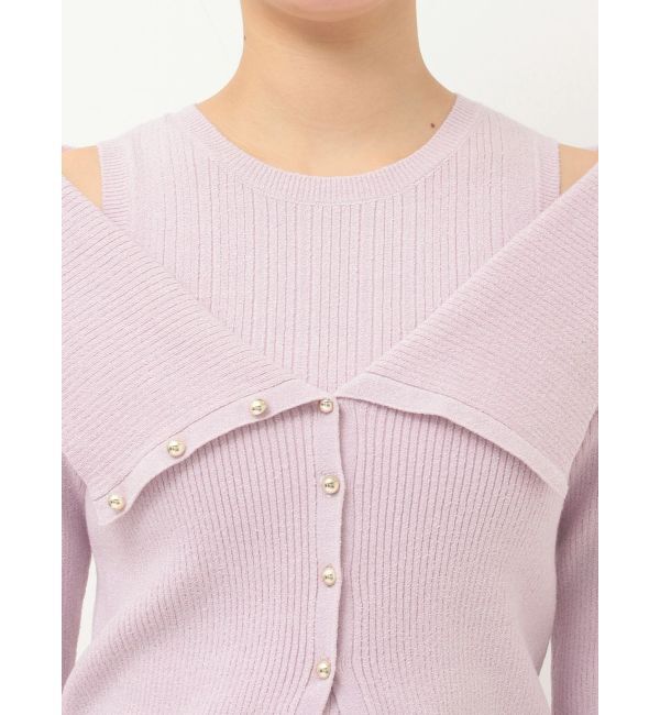 LAGUNAMOON「オフショルニットアンサンブル」|ニット・セーター|