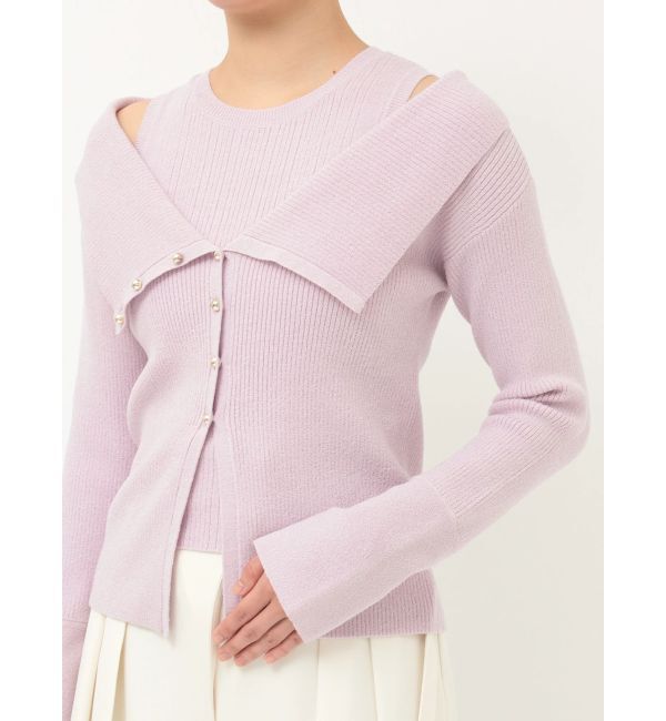 LAGUNAMOON「オフショルニットアンサンブル」|ニット・セーター|