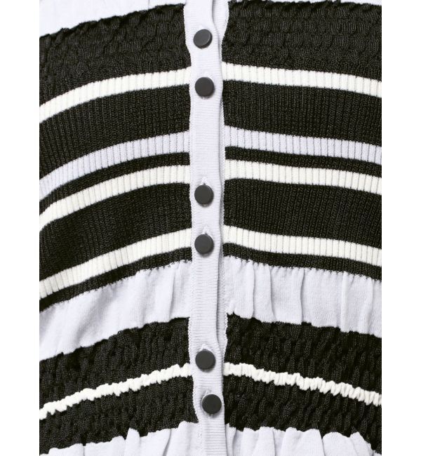 LAGUNAMOON「シアーボーダーカーデプルオーバー」|ニット・セーター|