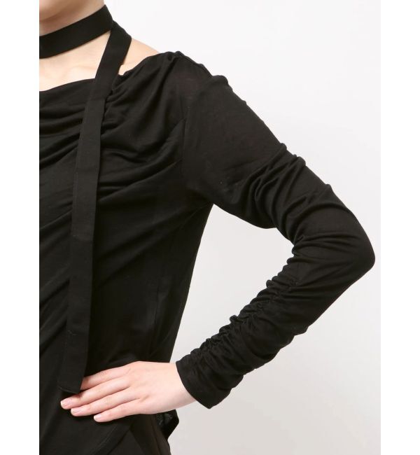 LAGUNAMOON「ドレープボウタイカットトップス」|Tシャツ・カットソー|