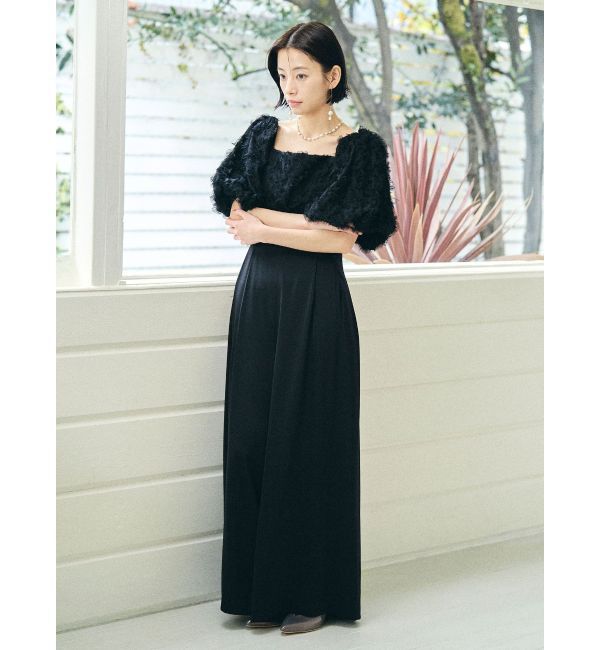 LAGUNAMOON「LADY2WAYショルダーパンツドレス」|ドレス|ブラック