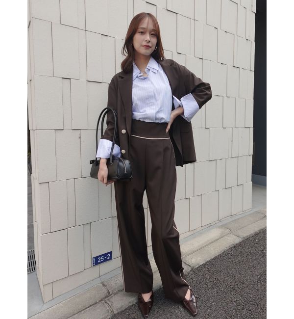 LAGUNAMOON「【POLO BCSコラボ】レイヤードカラーカフスシャツ」|シャツ・ブラウス|