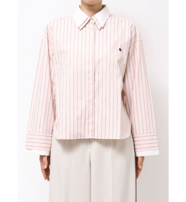 LAGUNAMOON「【POLO BCSコラボ】レイヤードカラーカフスシャツ」|シャツ・ブラウス|