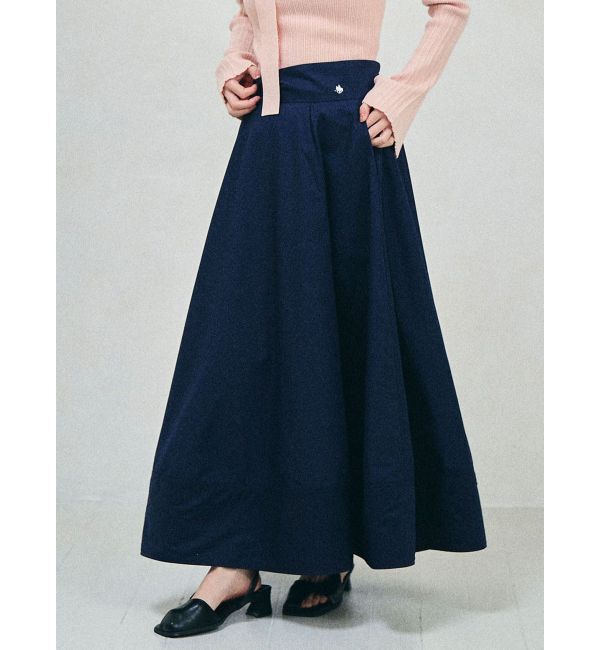 LAGUNAMOON「【POLO BCSコラボ】ボリュームマキシサーキュラースカート」|スカート|ネイビー