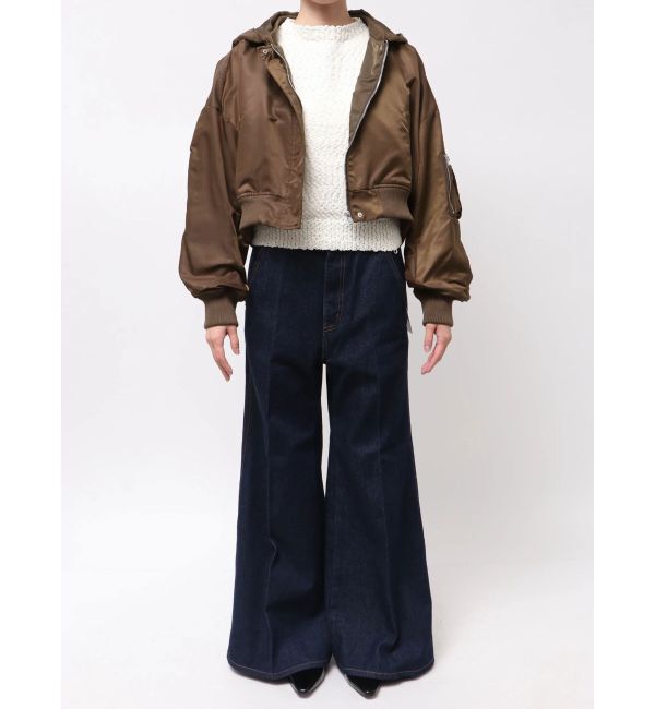 LAGUNAMOON「ショートMA-1」|ブルゾン・スタジャン|