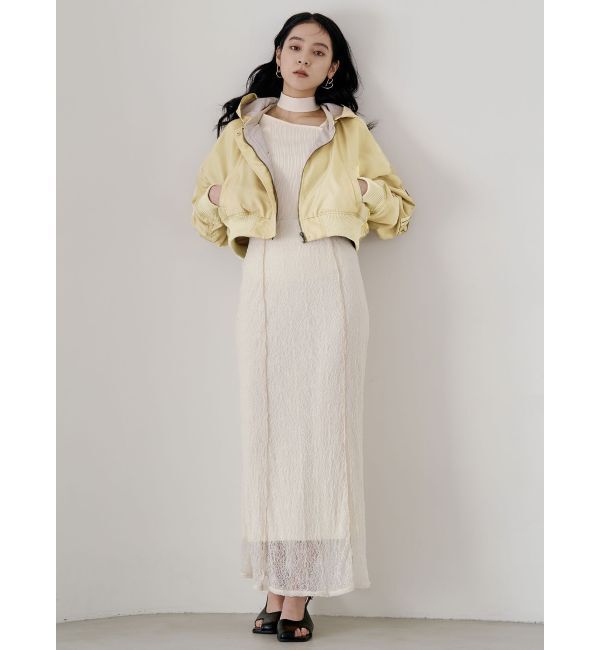 LAGUNAMOON「ショートMA-1」|ブルゾン・スタジャン|