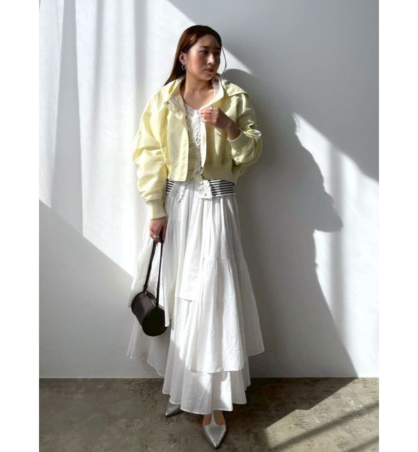 LAGUNAMOON「ショートMA-1」|ブルゾン・スタジャン|