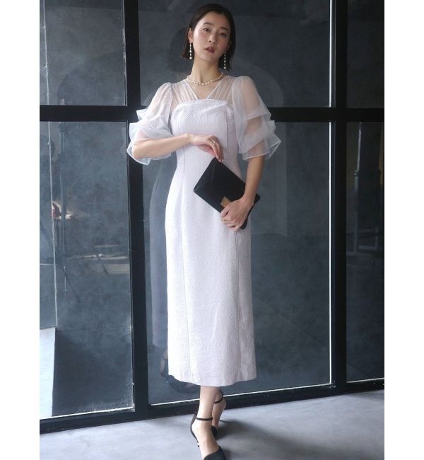 LAGUNAMOON「LADYアメリアジャガードIラインドレス」|ドレス|ラベンダー