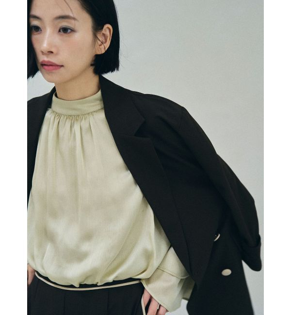 LAGUNAMOON「バイカラーボタンジャケット」|テーラードジャケット|